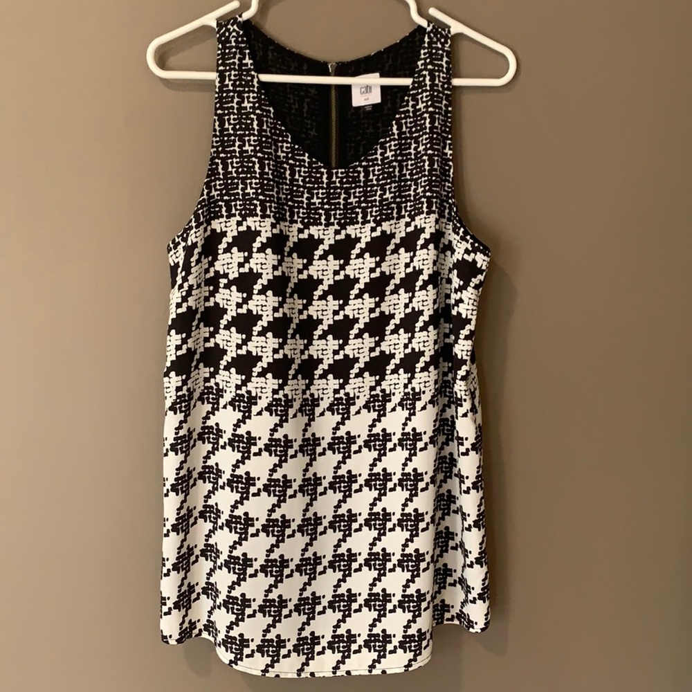 CAbi houndstooth tank top